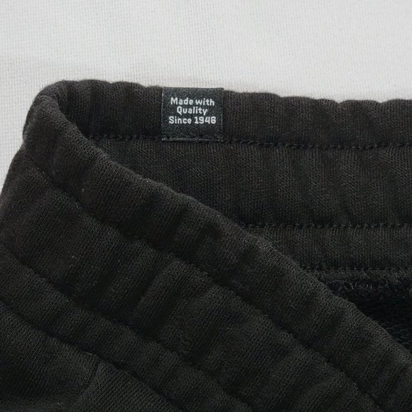 Puma Mens Black Essentials Logo Sweatpants Sz M - Picture 4 of 8